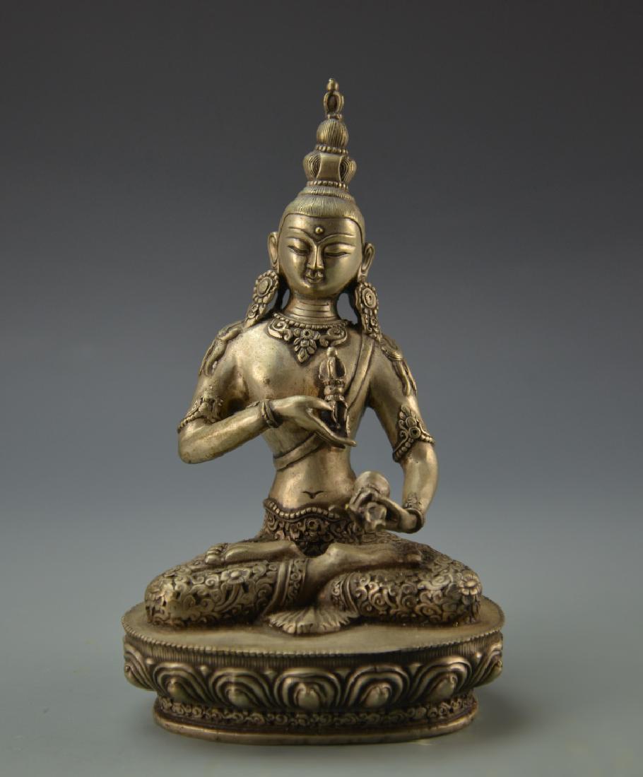 Chinese Tibetan Metal Buddha (1 of 5)