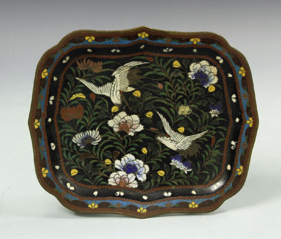 Japanese Cloisonne Tray (1 of 3)