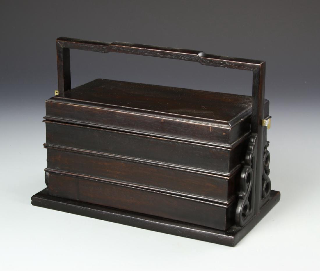 Chinese Hardwood Scholar Box (1 of 3)
