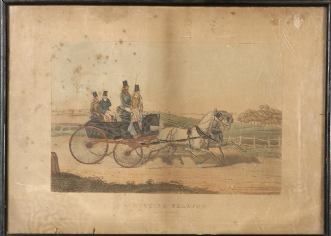 Vintage Print Of A Hunting Phaeton (1 of 2)