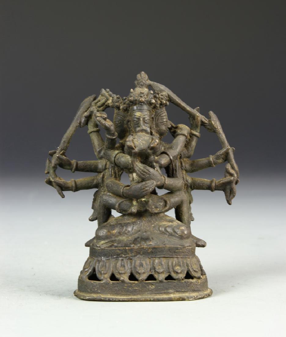 Chinese Tibetan Bronze Buddha (1 of 5)