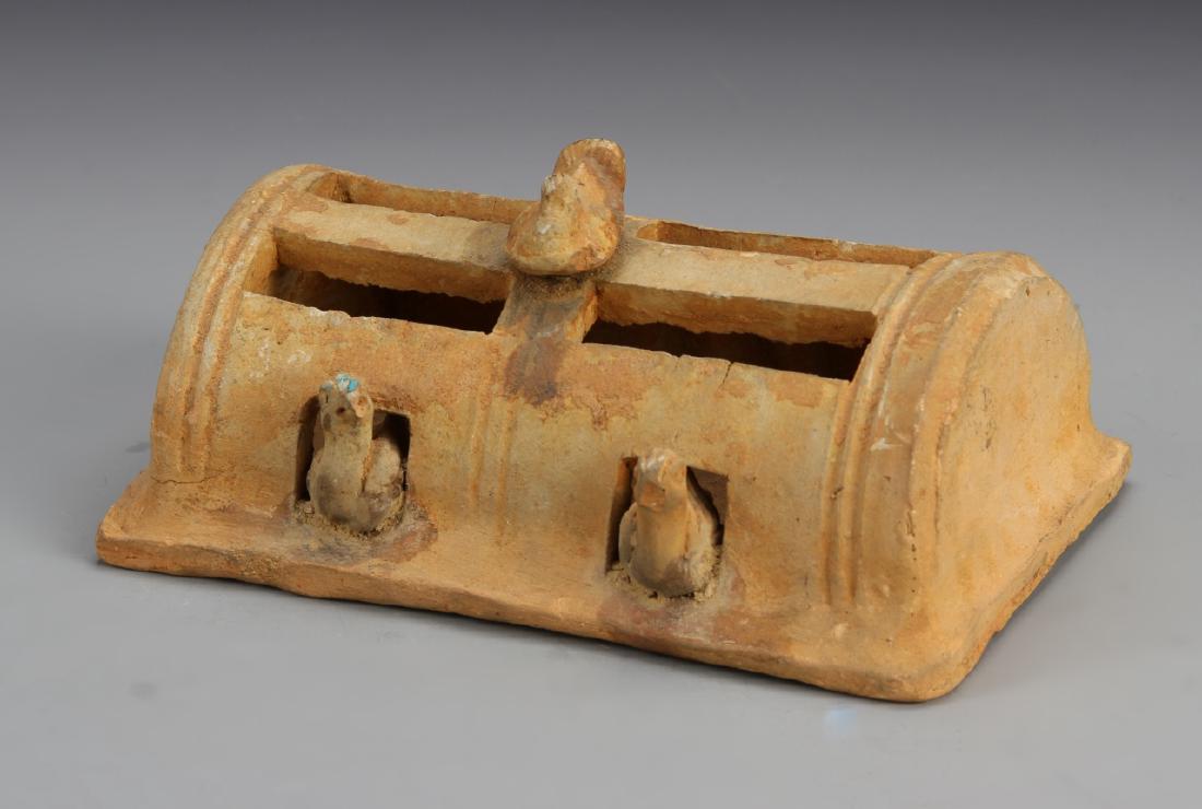 Chinese Han Pottery Chicken Nest (1 of 3)