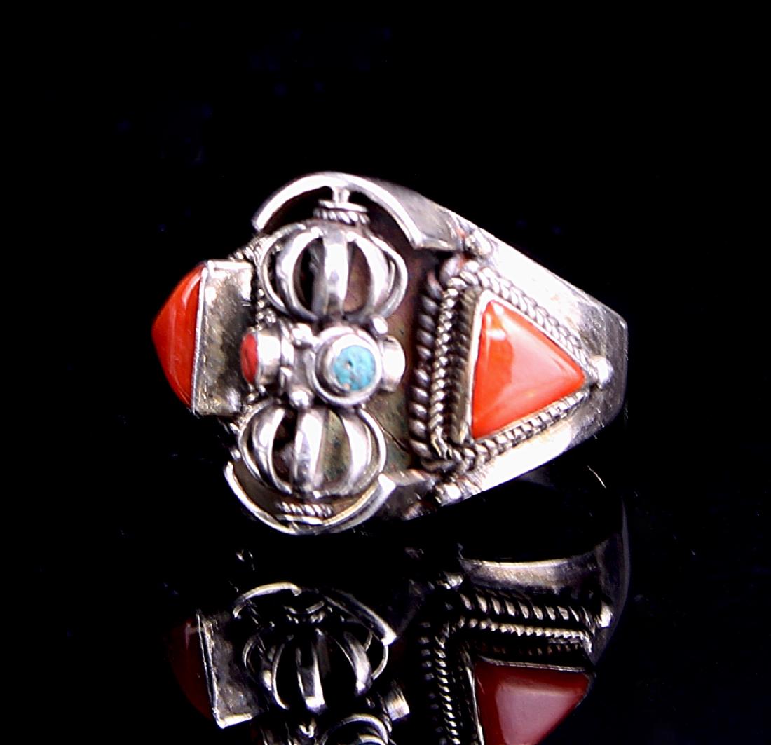 Chinese Tibetan Silver Ring (1 of 1)