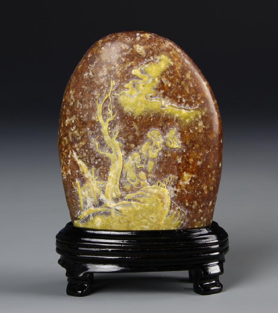 Chinese Tianhuang Stone Seal Chop With Box (1 of 4)