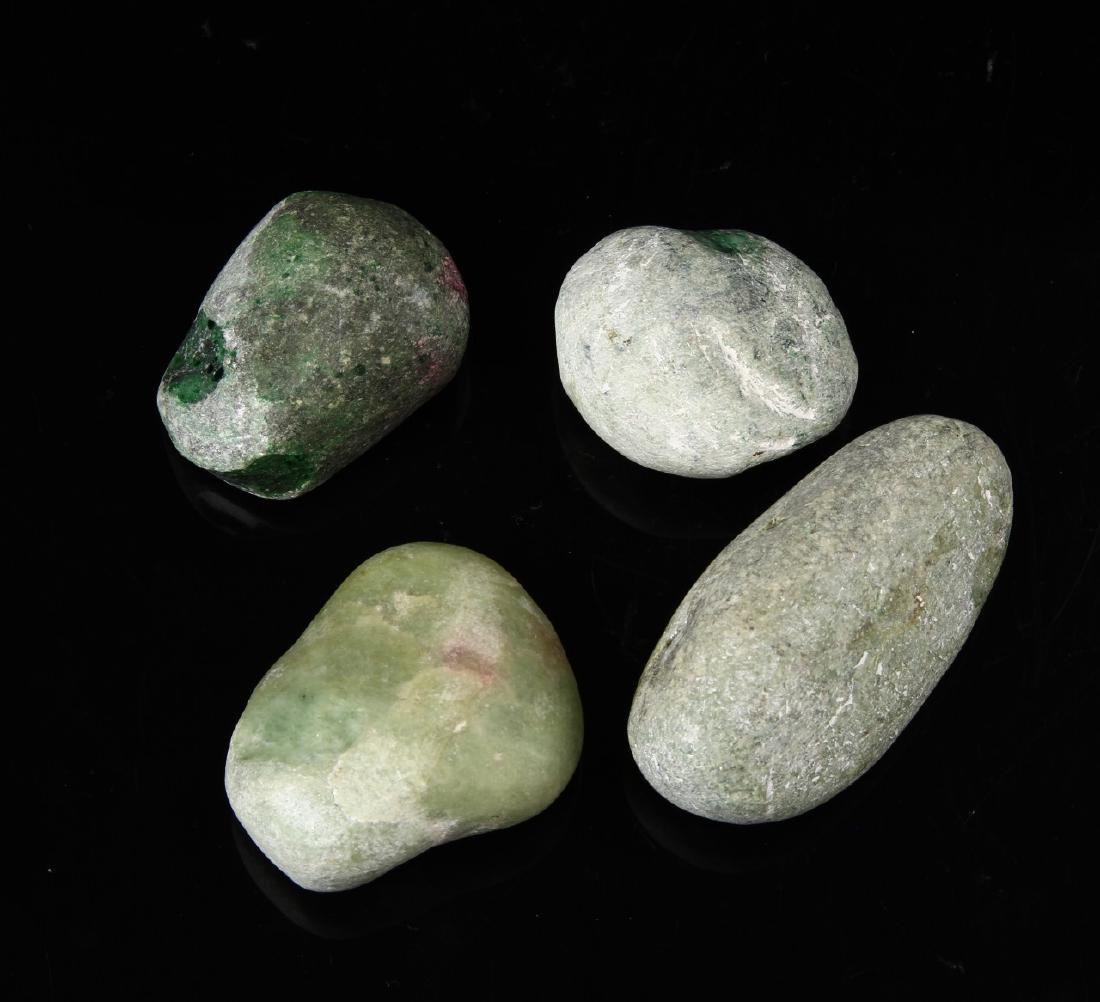 Four Chinese Jadeite Pebbles (1 of 2)