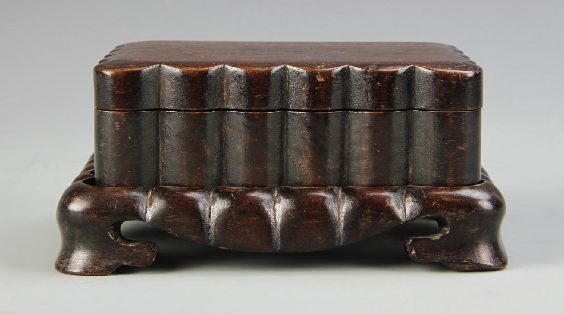 Chinese Zitan Ink Box (1 of 6)