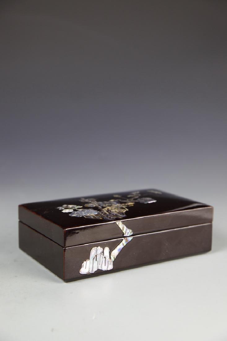 Chinese Scholar's Box With Inlay Of Mop (1 of 4)