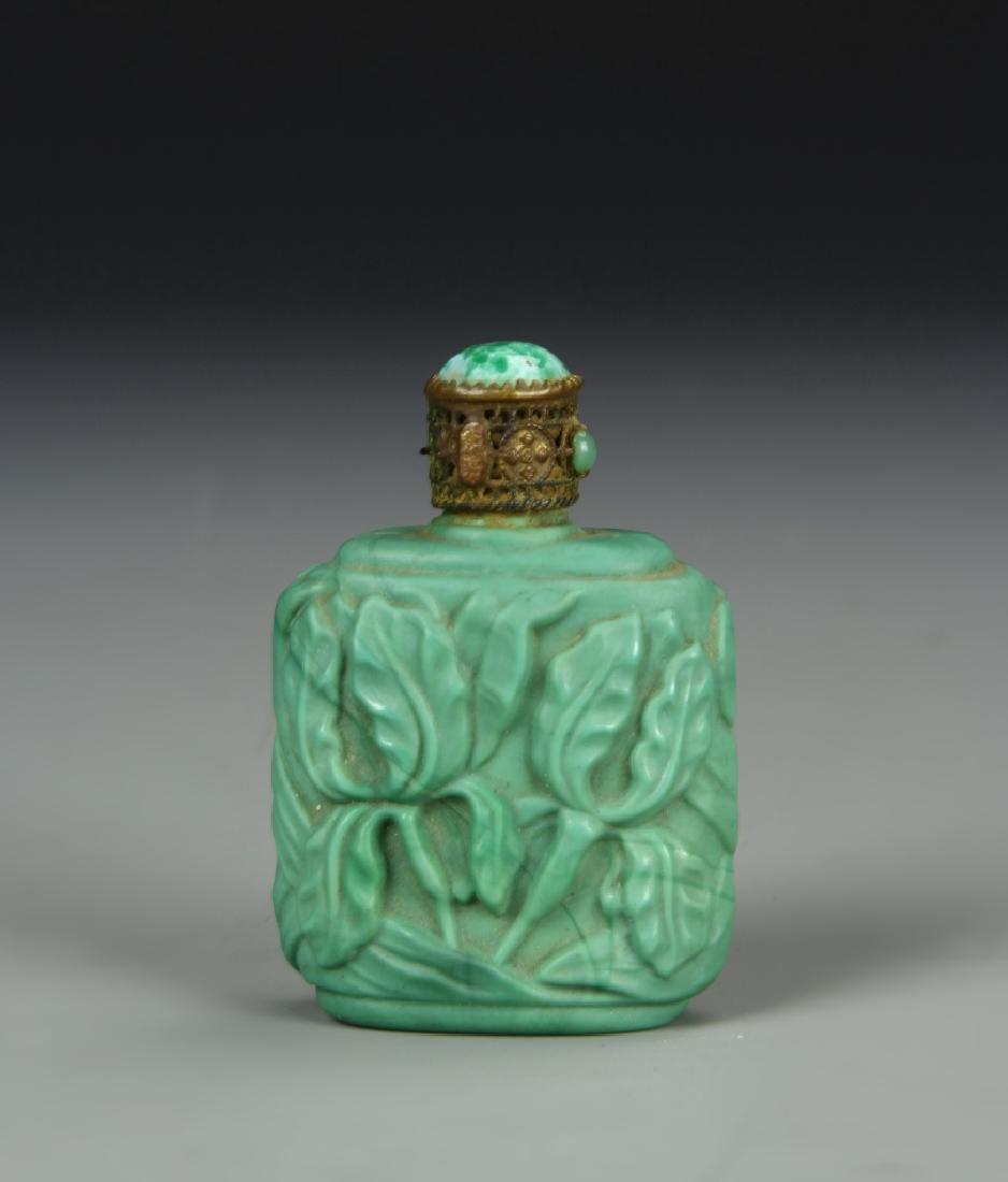 Chinese Turquoise Snuff Bottle (1 of 4)