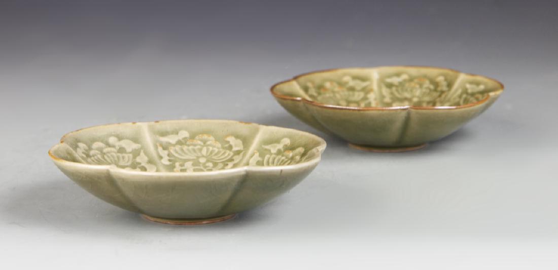 Pair of Chinese Yue Yao Plates (1 of 5)