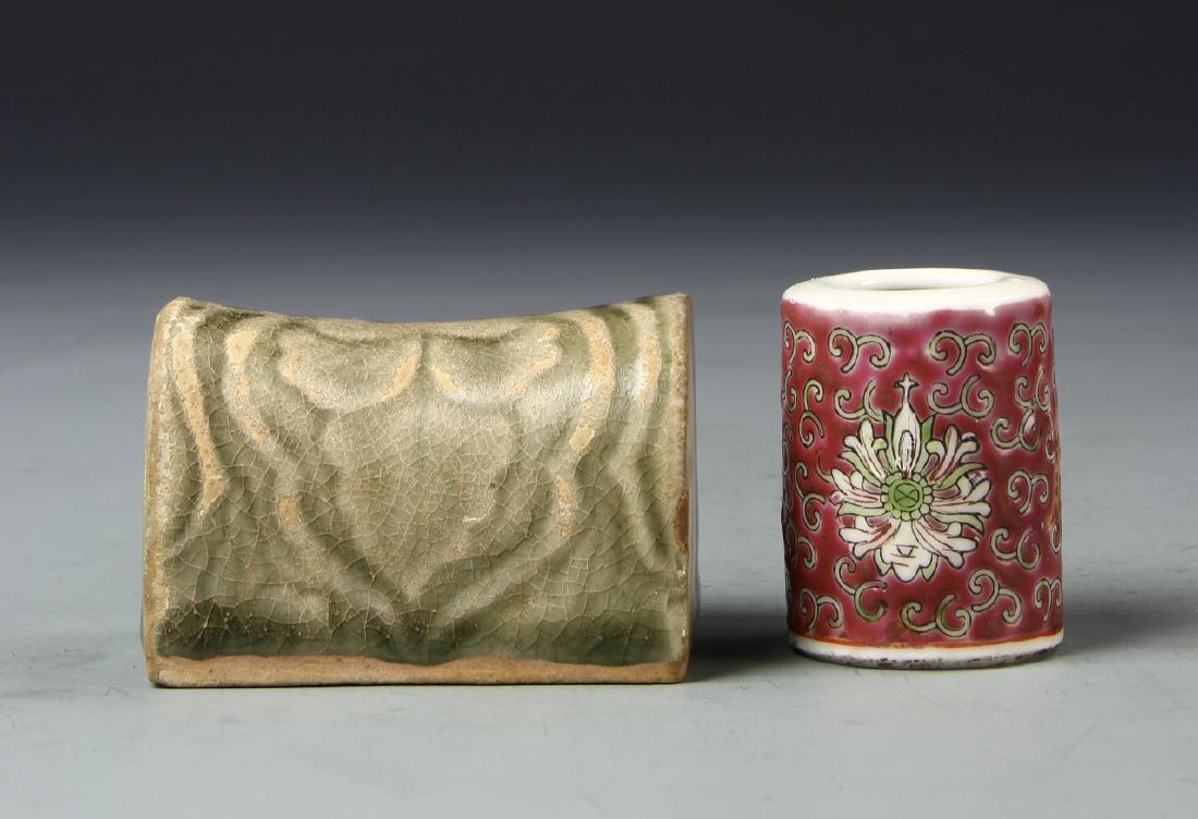 Two Chinese Scholar Porcelain Items (1 of 4)