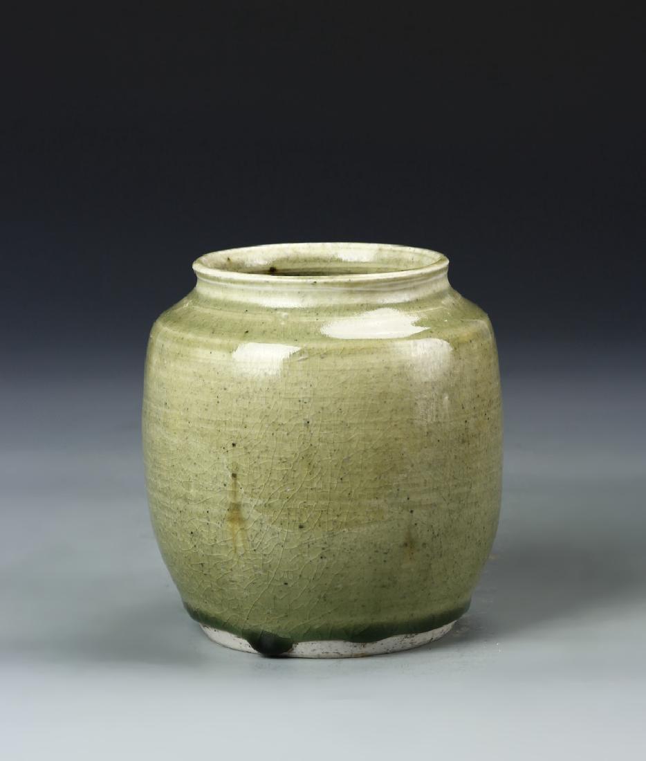Chinese Celadon Jar (1 of 3)