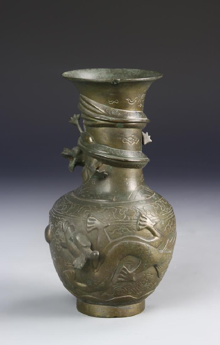 Japanese Bronze Vase (1 of 3)
