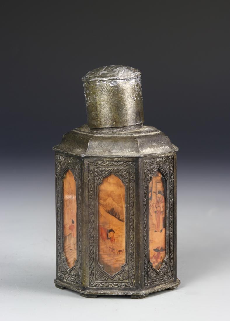 Chinese Tin Glass Tea Comfy (1 of 4)