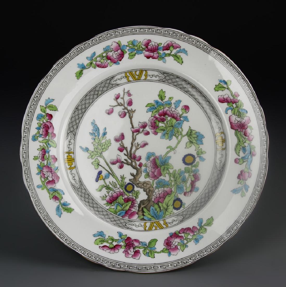 Porcelain Plate: Ansley England porcelain plate.10 1/2 in.
