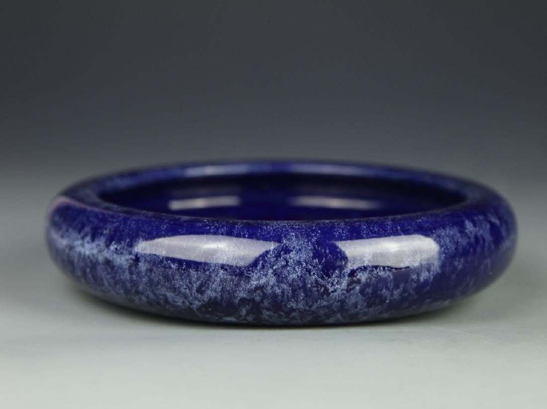 Chinese Blue Glazed Tripod Brush Washer (1 of 3)