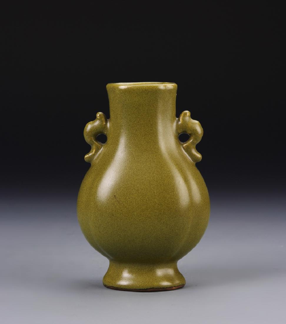 Chinese Teadust Glazed Vase (1 of 5)