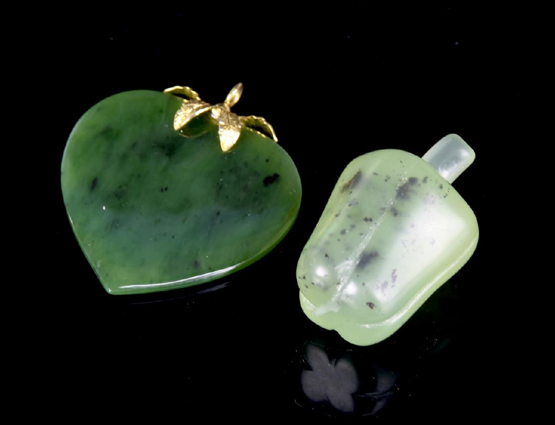 Two Chinese Jade Items (1 of 1)