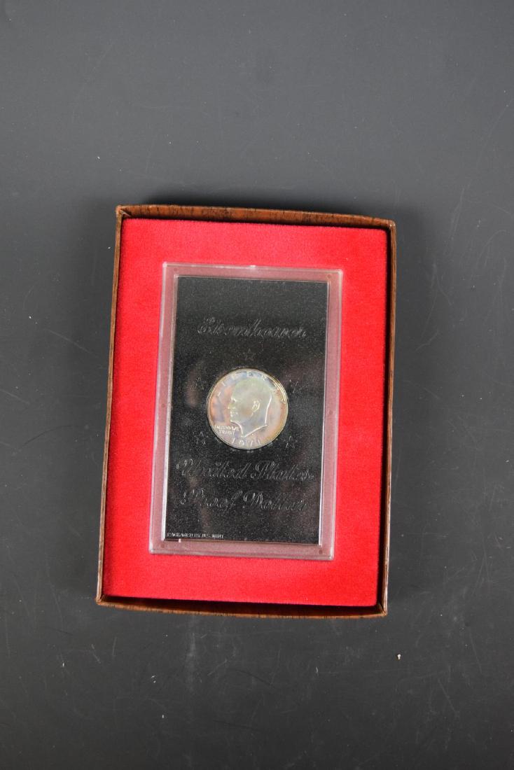 1971 Eisenhower Silver One Dollar Coin (1 of 2)