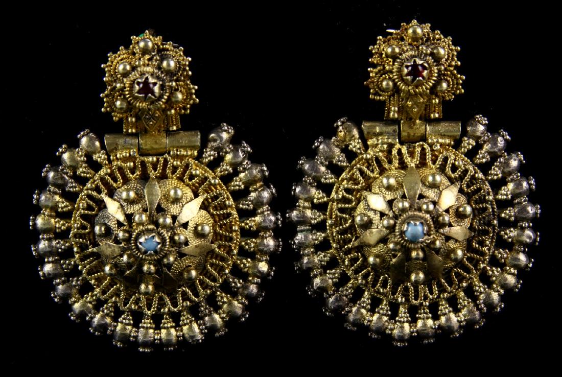 Ottoman Empire Silver Earrings (1 of 2)