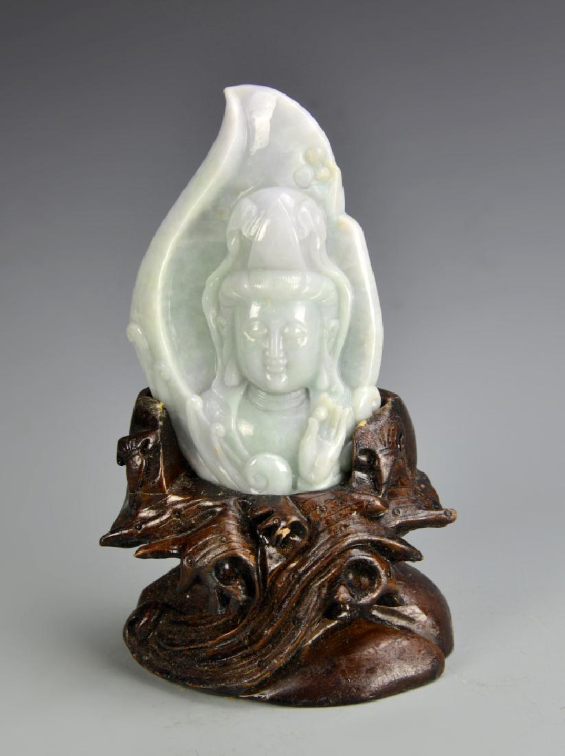 Chinese Jadeite Buddha Head (1 of 5)