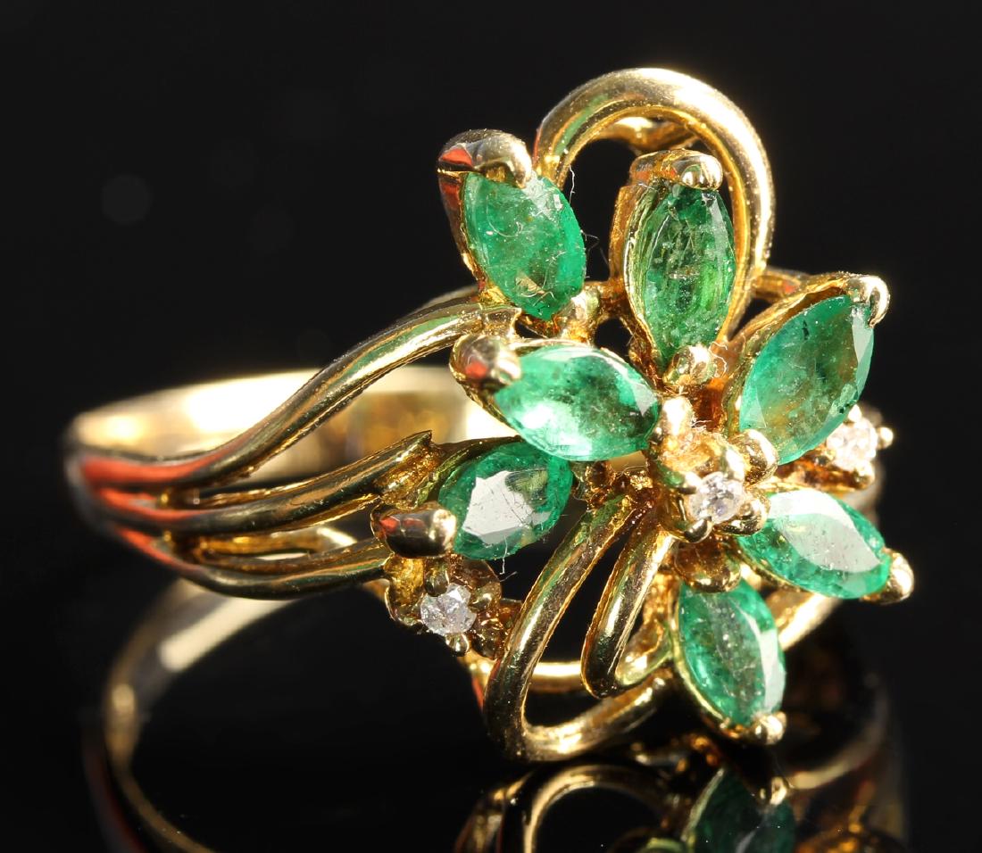 Chinese Golden Flower Ring (1 of 1)