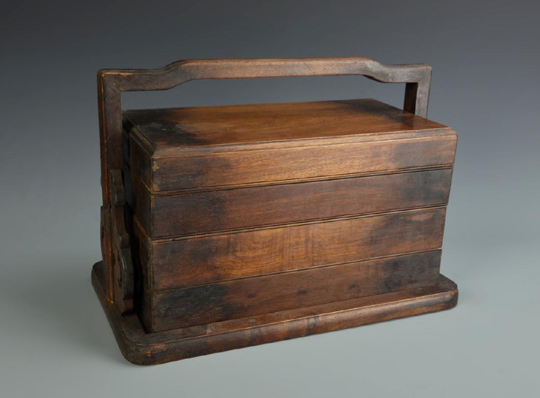 Chinese Hardwood Stacking Boxes (1 of 3)