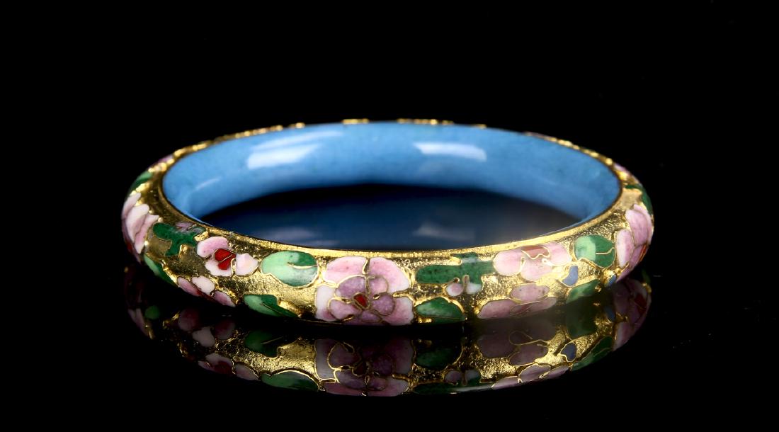 Chinese Cloisonne Bangle (1 of 2)