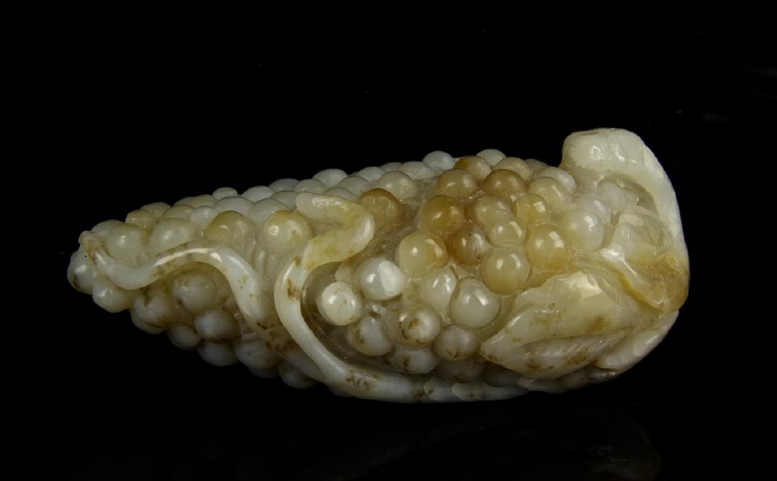 Chinese Carved White Jade Dragon Seal (1 of 4)