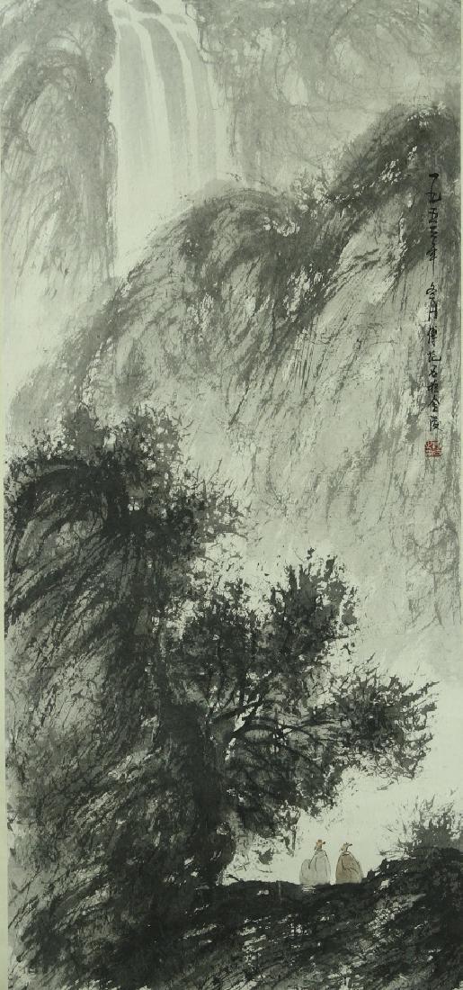 Chinese Landscape Scroll Painting (1 of 3)