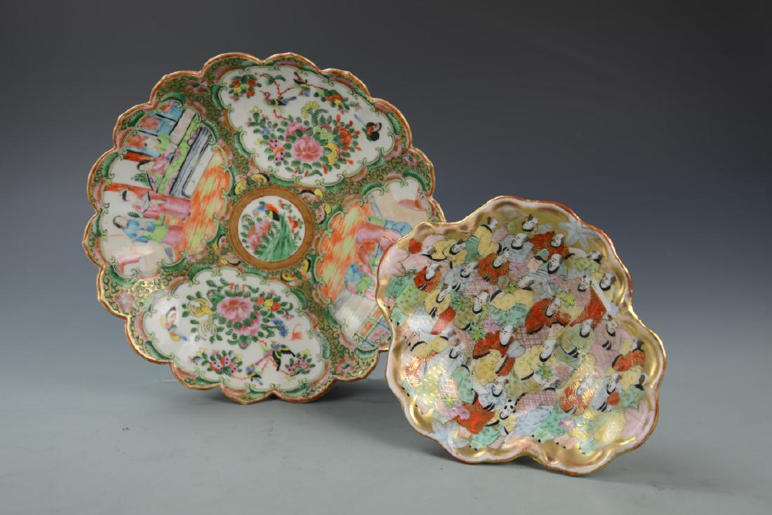 Chinese and Japanese Famille Rose Plates (1 of 7)