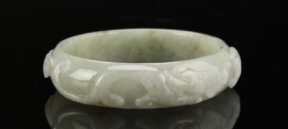 Chinese Jadeite Bangle (1 of 2)
