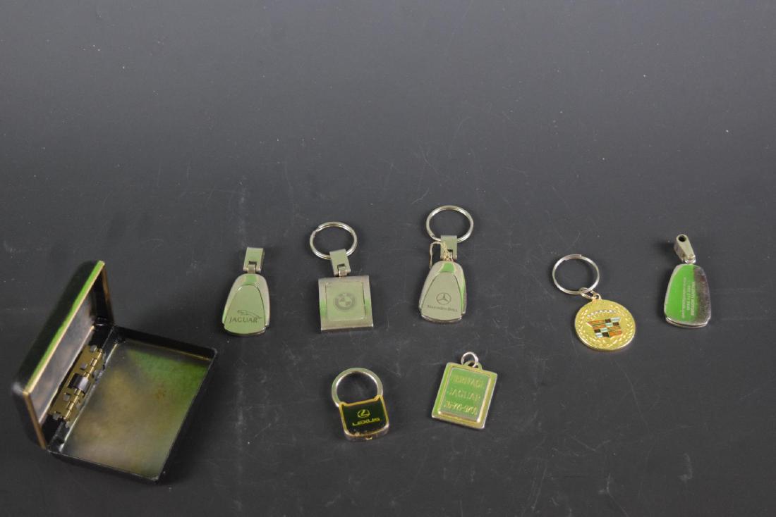 7 Vintage Car key Chains.: 7 Vintage Car key Chains.