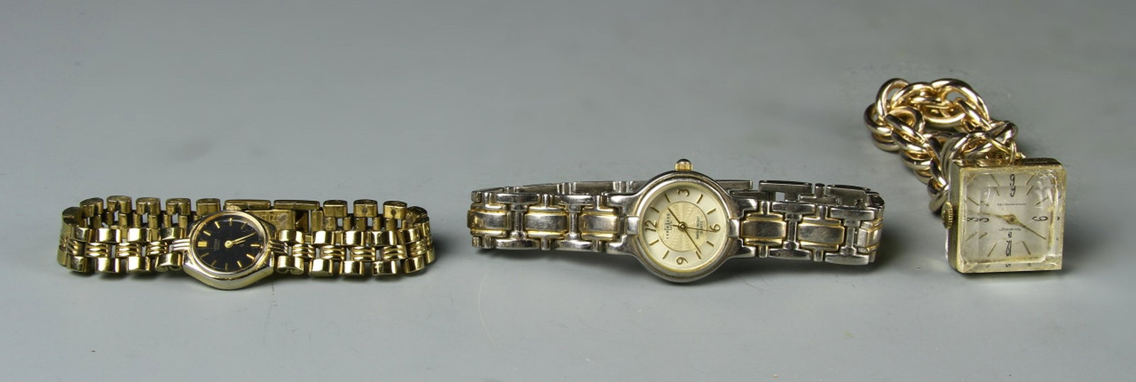 Ladies Watches: Three ladies watches(Sovereigh/ La express/ Citizen). Width 3in.