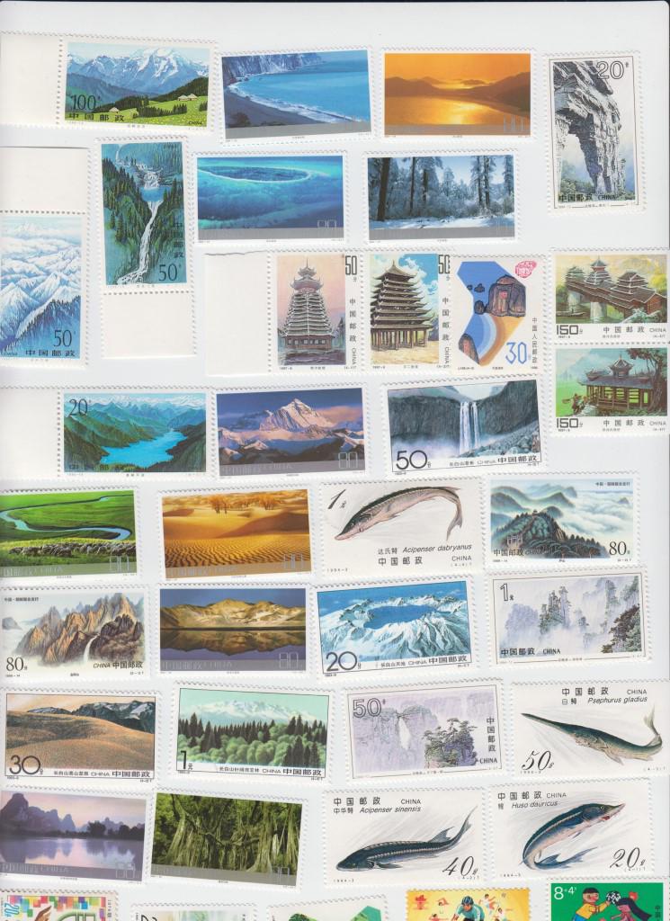 50 Chinese Stamps (1 of 2)