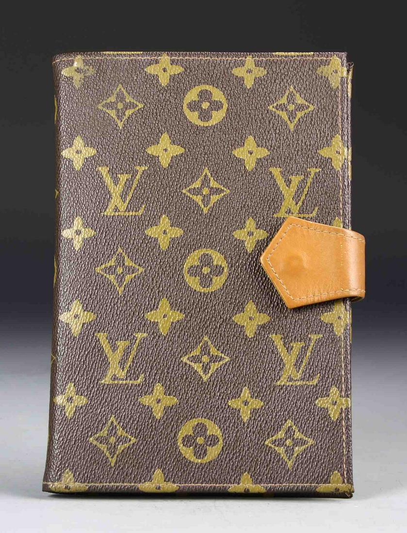 Vintage LV Notebook Cover (1 of 2)