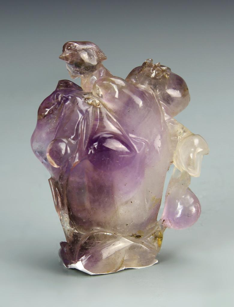 Chinese Amethyst Snuff Bottle (1 of 1)