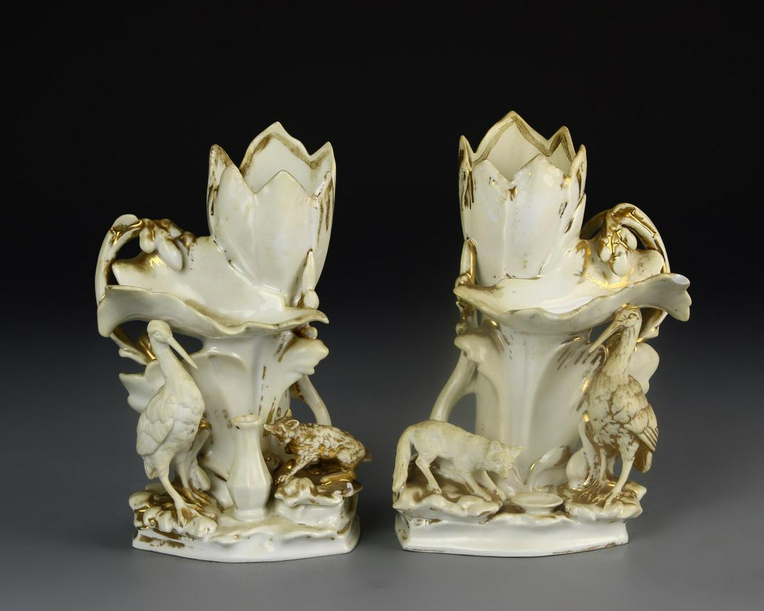 Pair Of Porcelain Flower Pots (1 of 4)