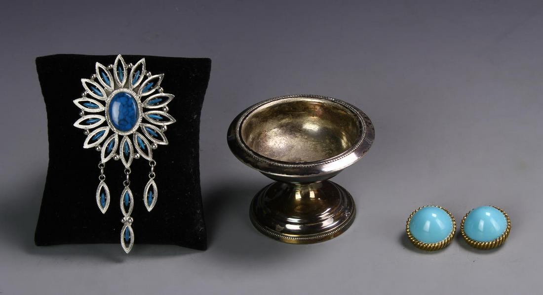Chinese Silver Cup And Costume Jewelry (1 of 2)