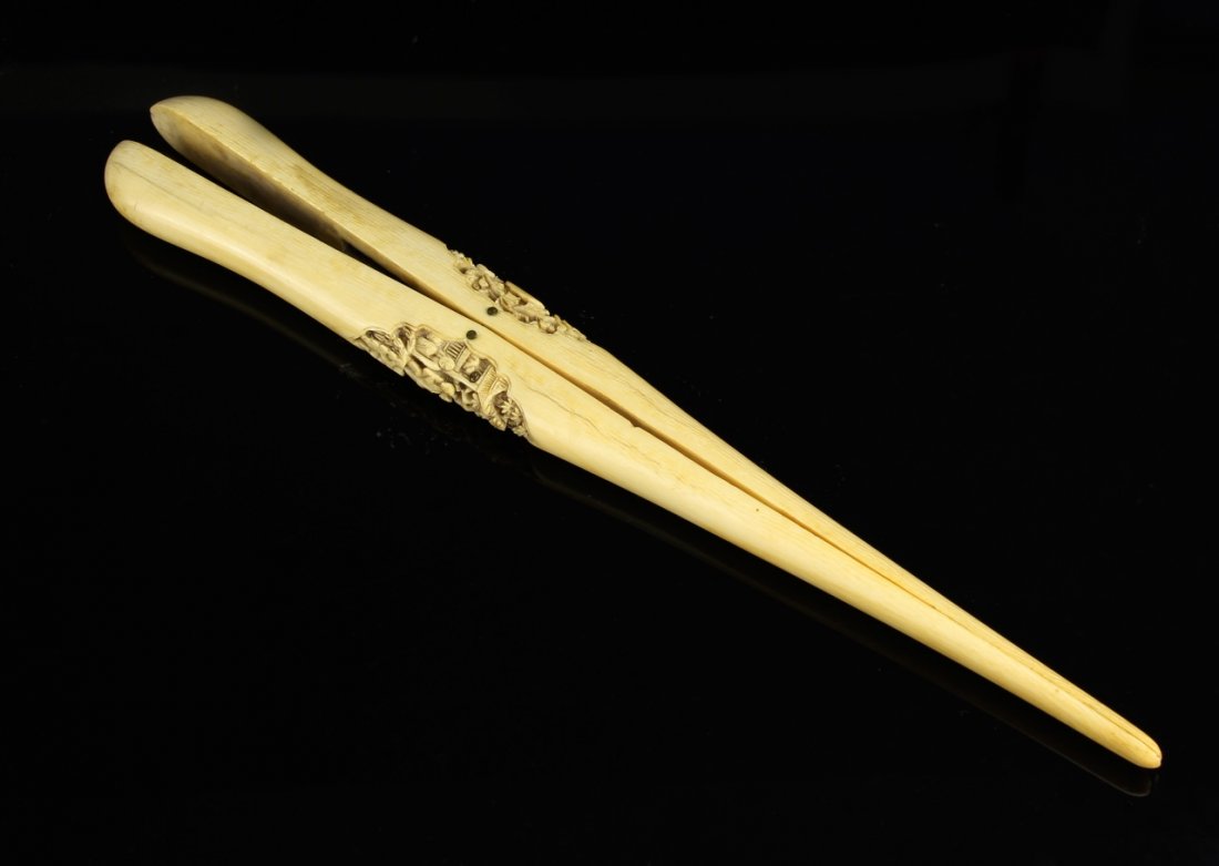 Chinese Ivory Tongs