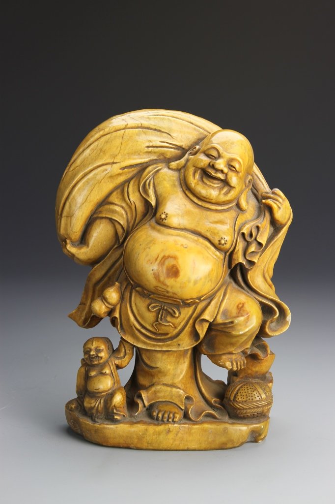 Chinese Carved Shoushan Buddha (1 of 1)