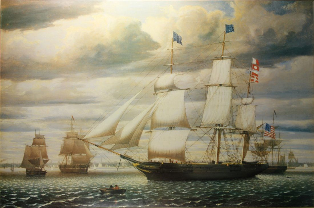 Framed Ship Poster (1 of 2)