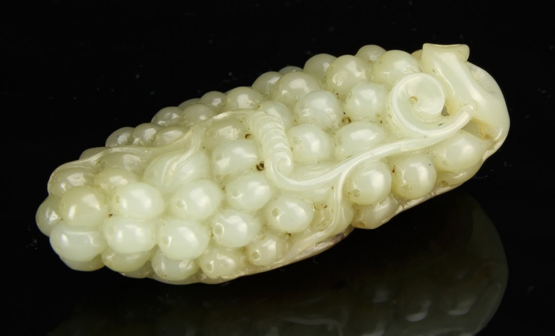 Chinese Carved Jade Grapes (1 of 1)