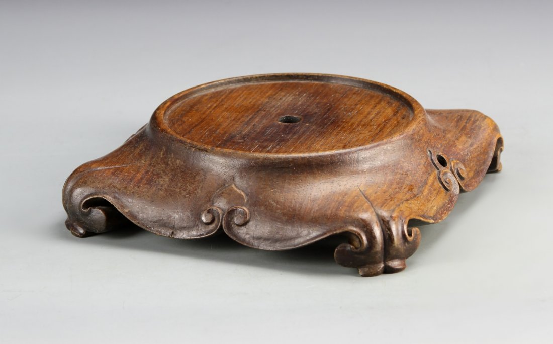 Chinese Huanghuali Wood Stand (1 of 3)