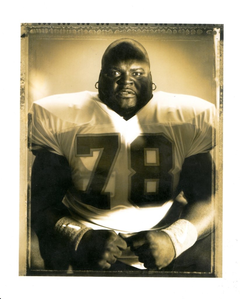 Press Photo, "The Bear": 1995, press photo, "The Bear," attributed to Walter Iooss. 8 in., 10 in.
