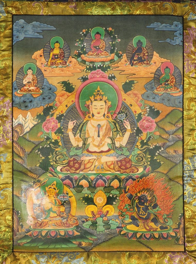 Chinese Tibetan Tangka (1 of 2)