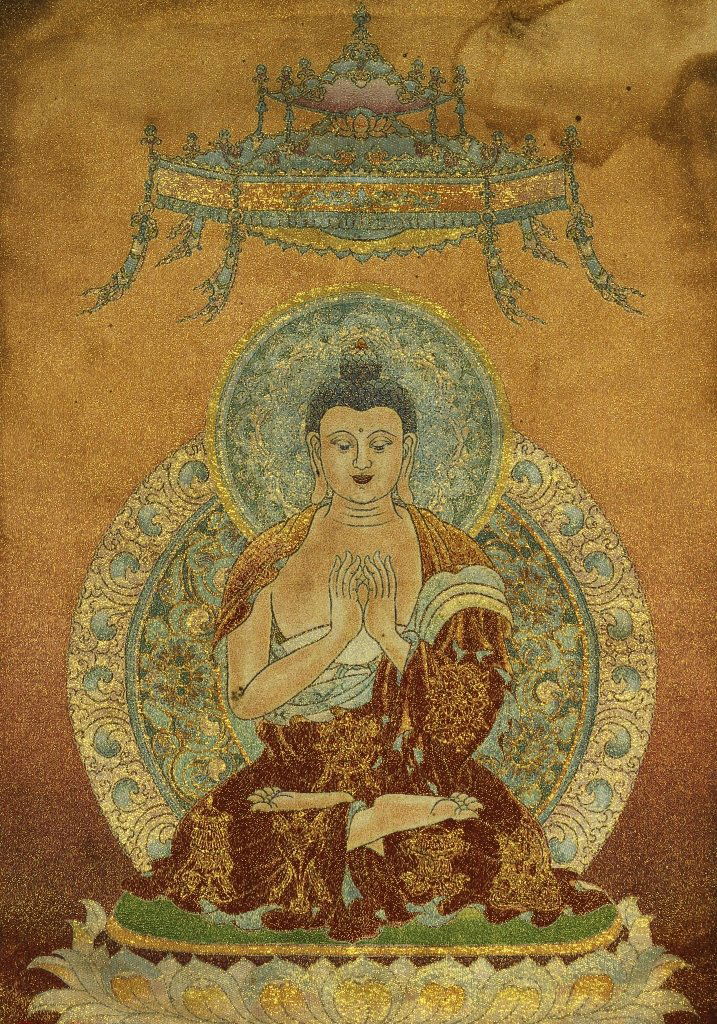 Chinese Tibetan Textile Tangka (1 of 2)