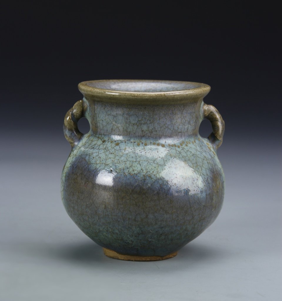 Chinese Antique Jun Ware Jar (1 of 3)