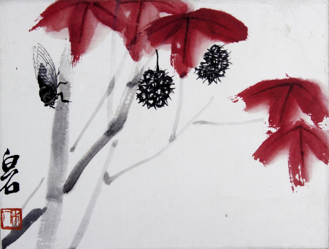 Chinese Framed Painting, Qi Baishi (1 of 2)