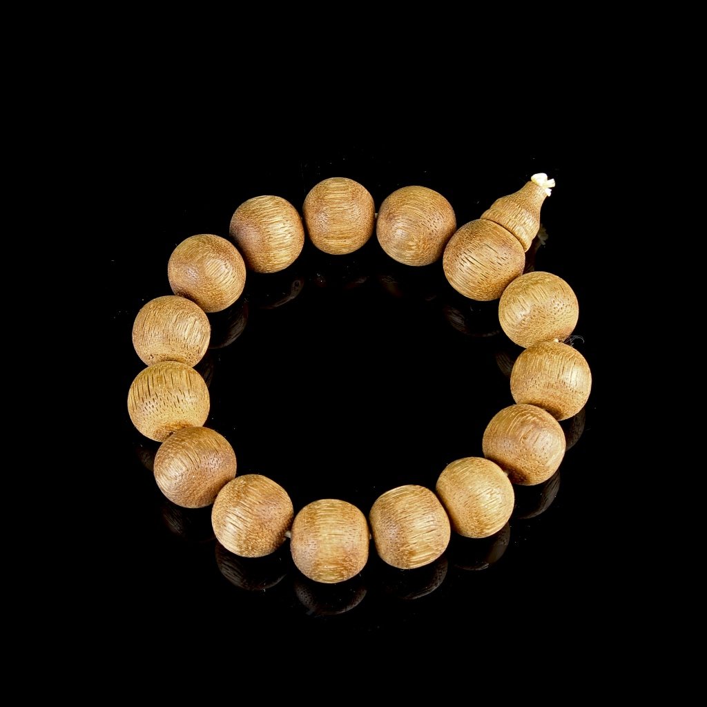 Chinese Chenxiang Beaded Prayer Bracelet (1 of 2)