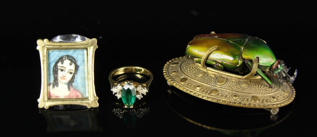 Two Lady's Broaches and Ring (1 of 2)